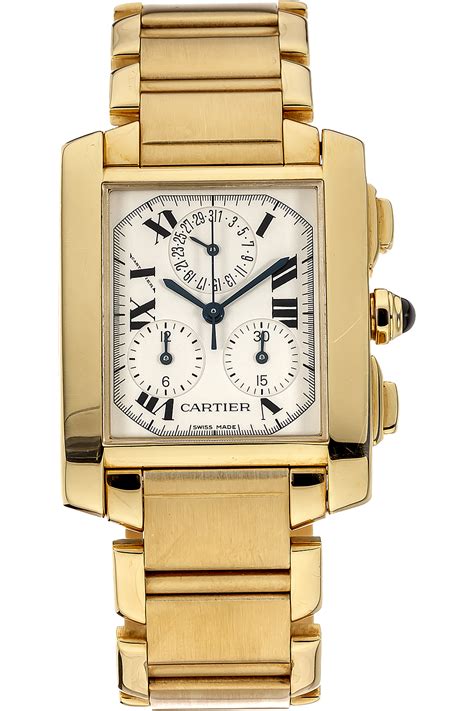 cartier tank francaise lady|cartier tank francaise chronograph gold.